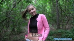 Rychlý prachy - sex za 10.000Kč s brunetkou v lesíku