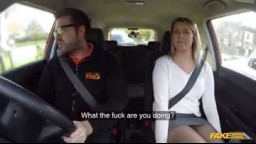 FakeDrivingSchool - orgasmus české dívky Nikky Dream na první hodině v autoškole